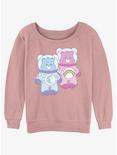 Care Bears Space Suits Womens Slouchy Sweatshirt, DESERTPNK, hi-res