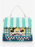 Disney Mickey Mouse & Minnie Mouse Diner Date Crossbody Satchel Bag, , hi-res