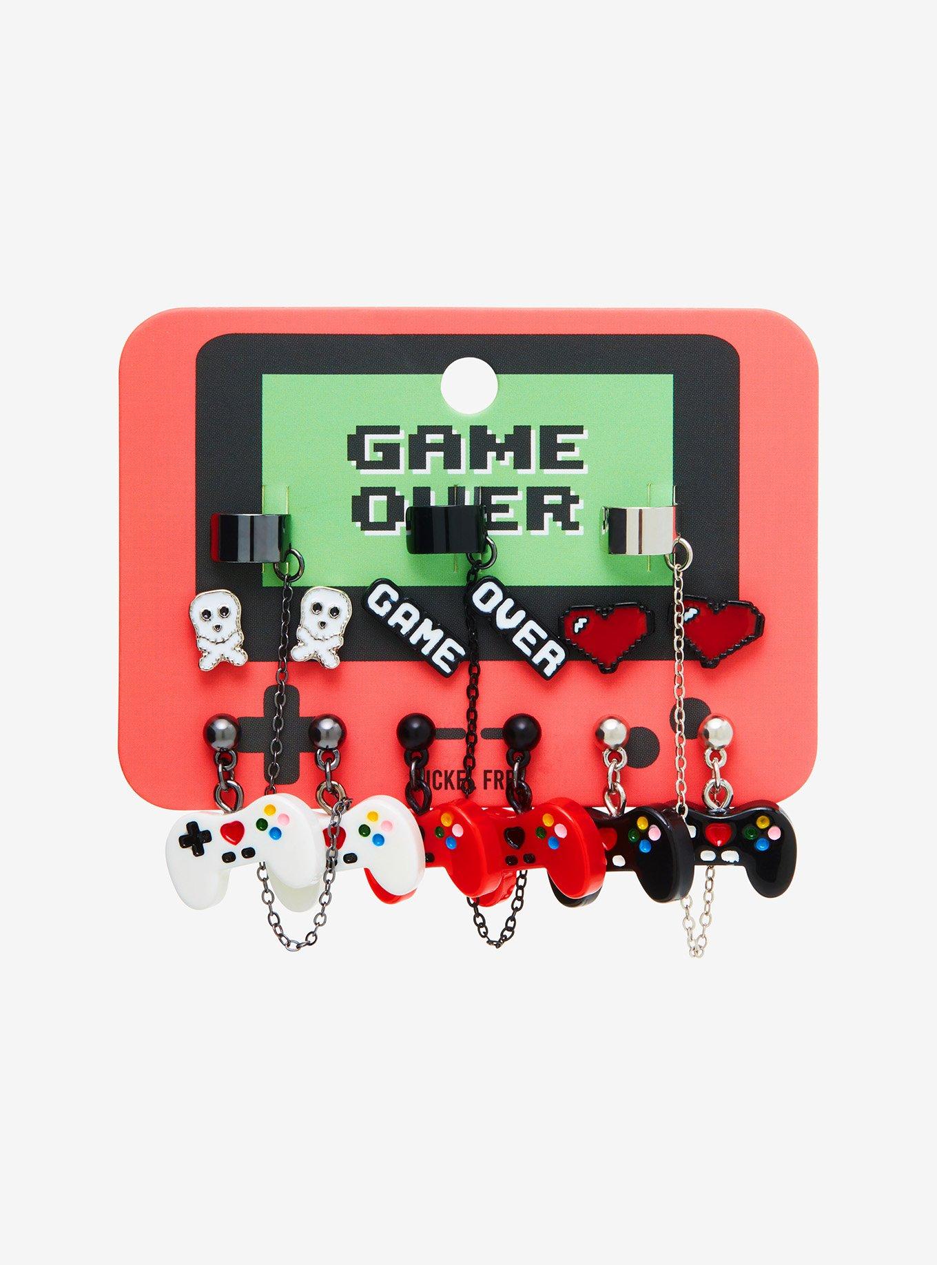 Game Controller Cuff Earring Set, , hi-res