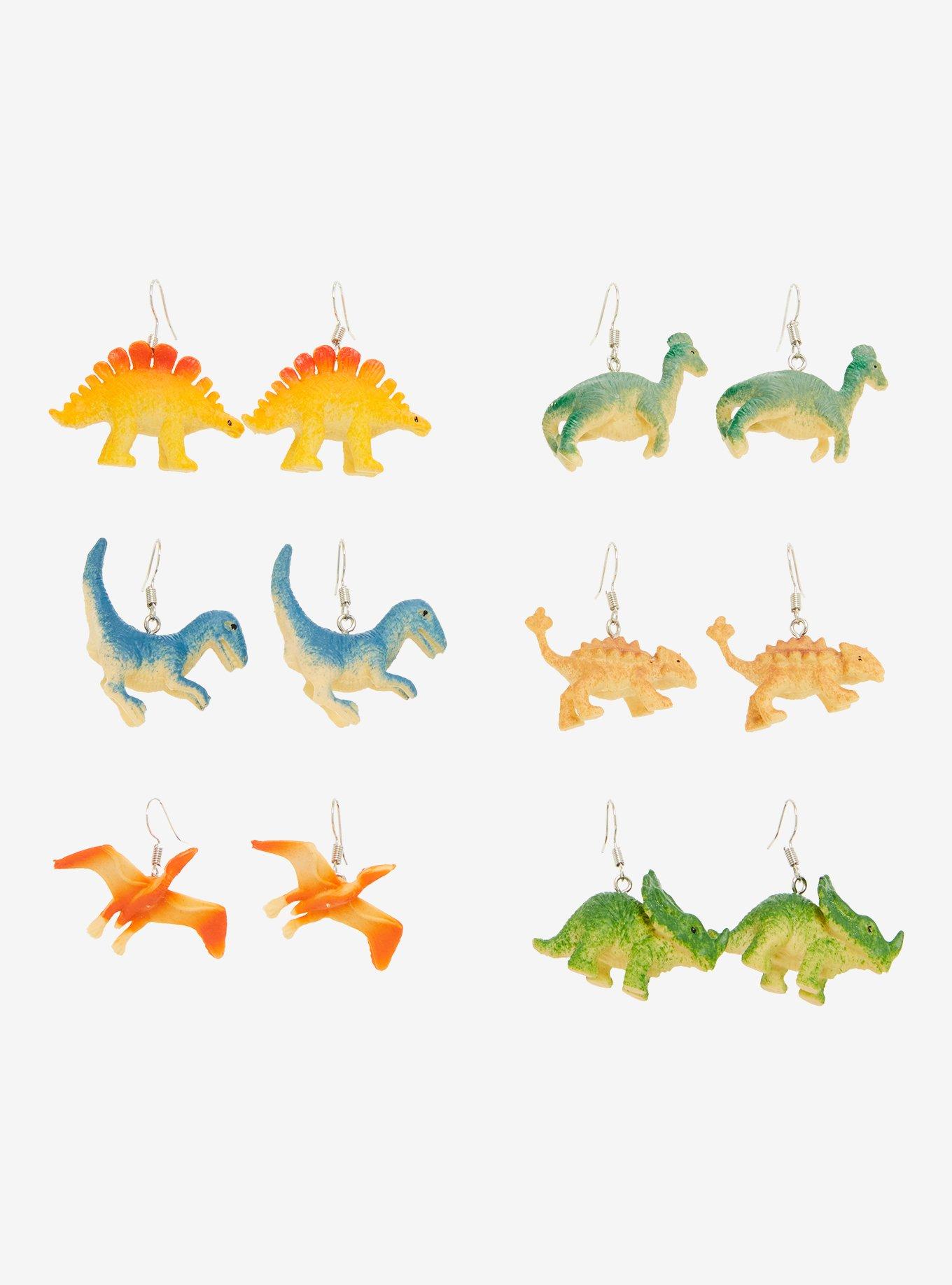 Dinosaur earrings hot sale hot topic