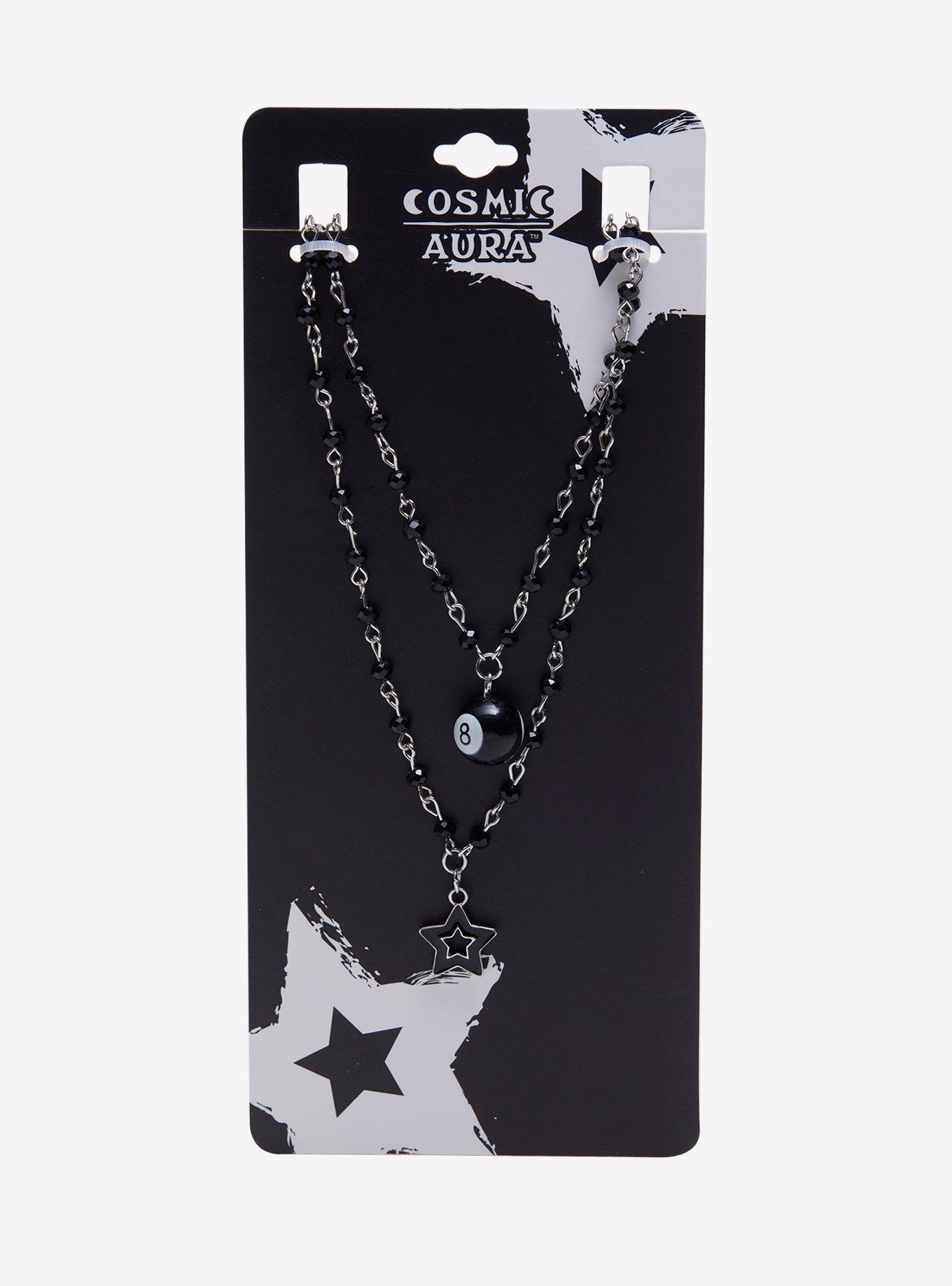 8 Ball Star Bead Layered Necklace