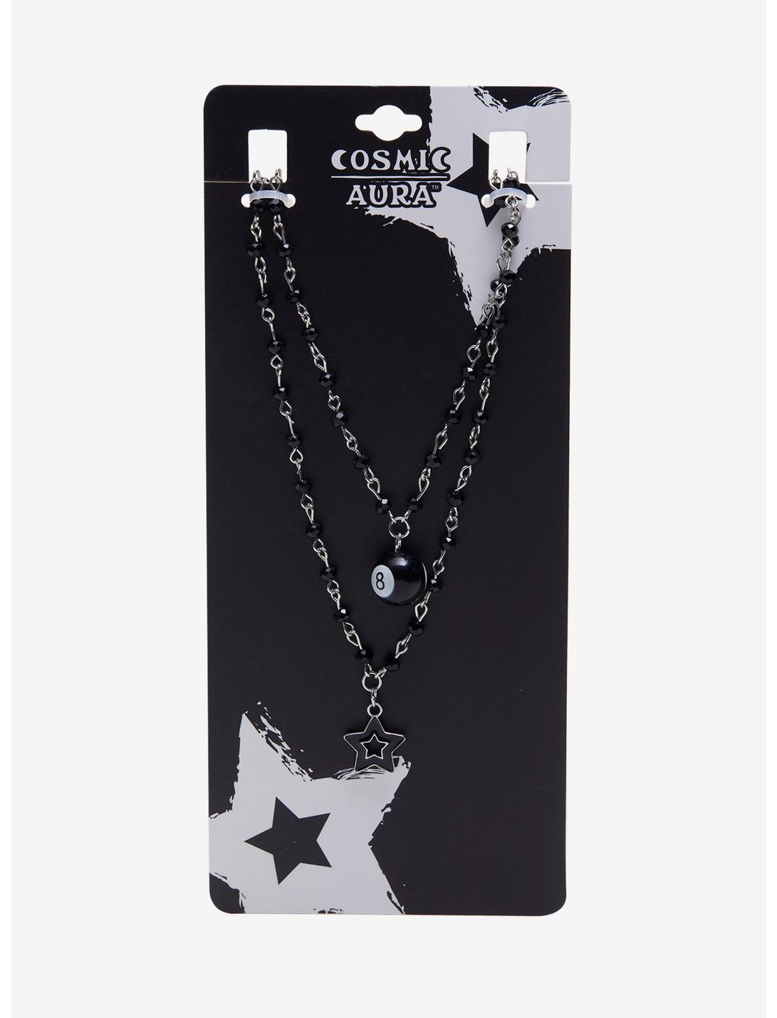 8 Ball Star Bead Layered Necklace, , hi-res