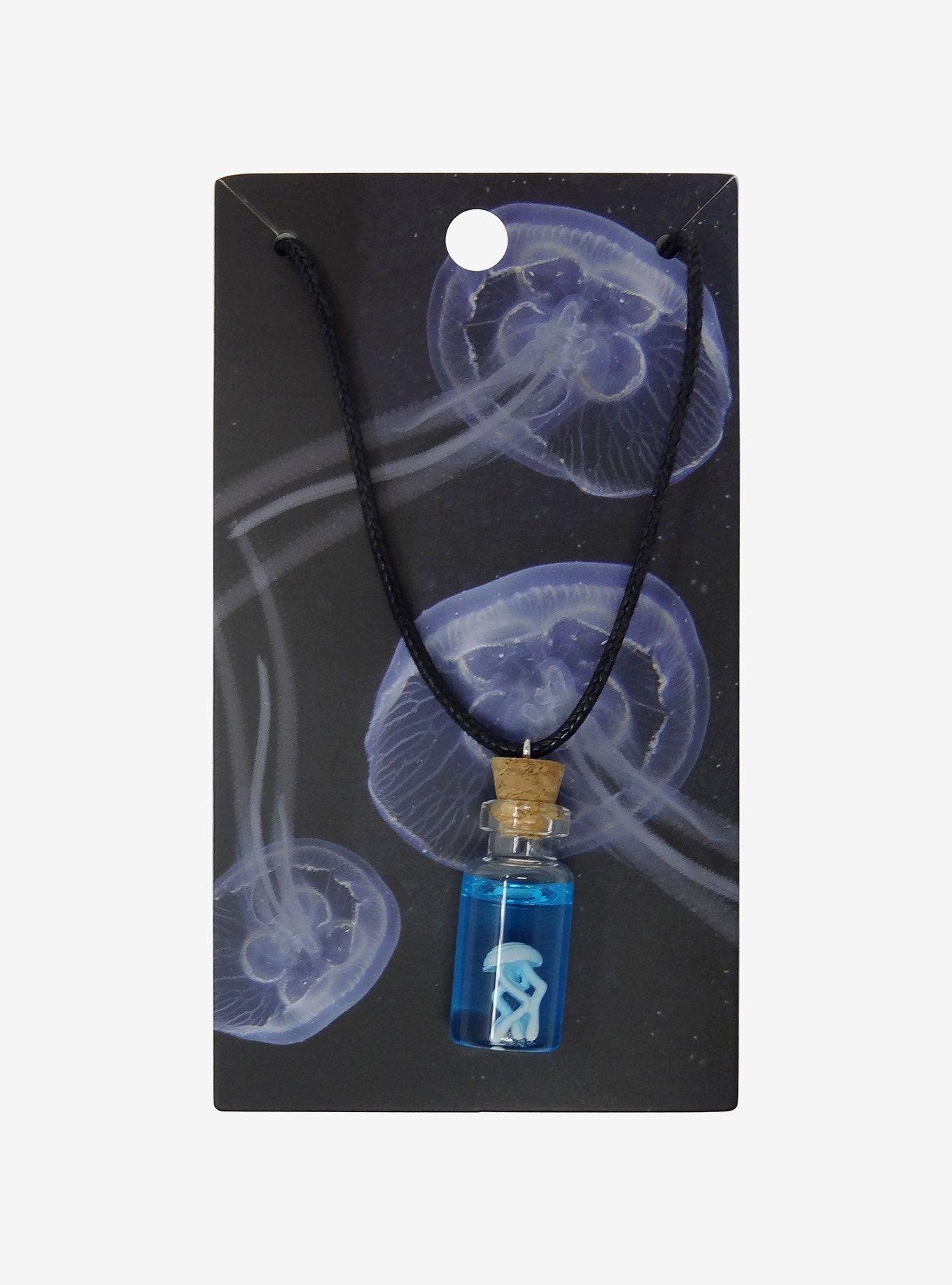 Jellyfish Bottle Cord Necklace, , hi-res