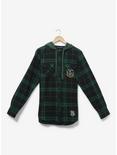 Harry Potter Slytherin Hooded Flannel - BoxLunch Exclusive, GREEN, hi-res