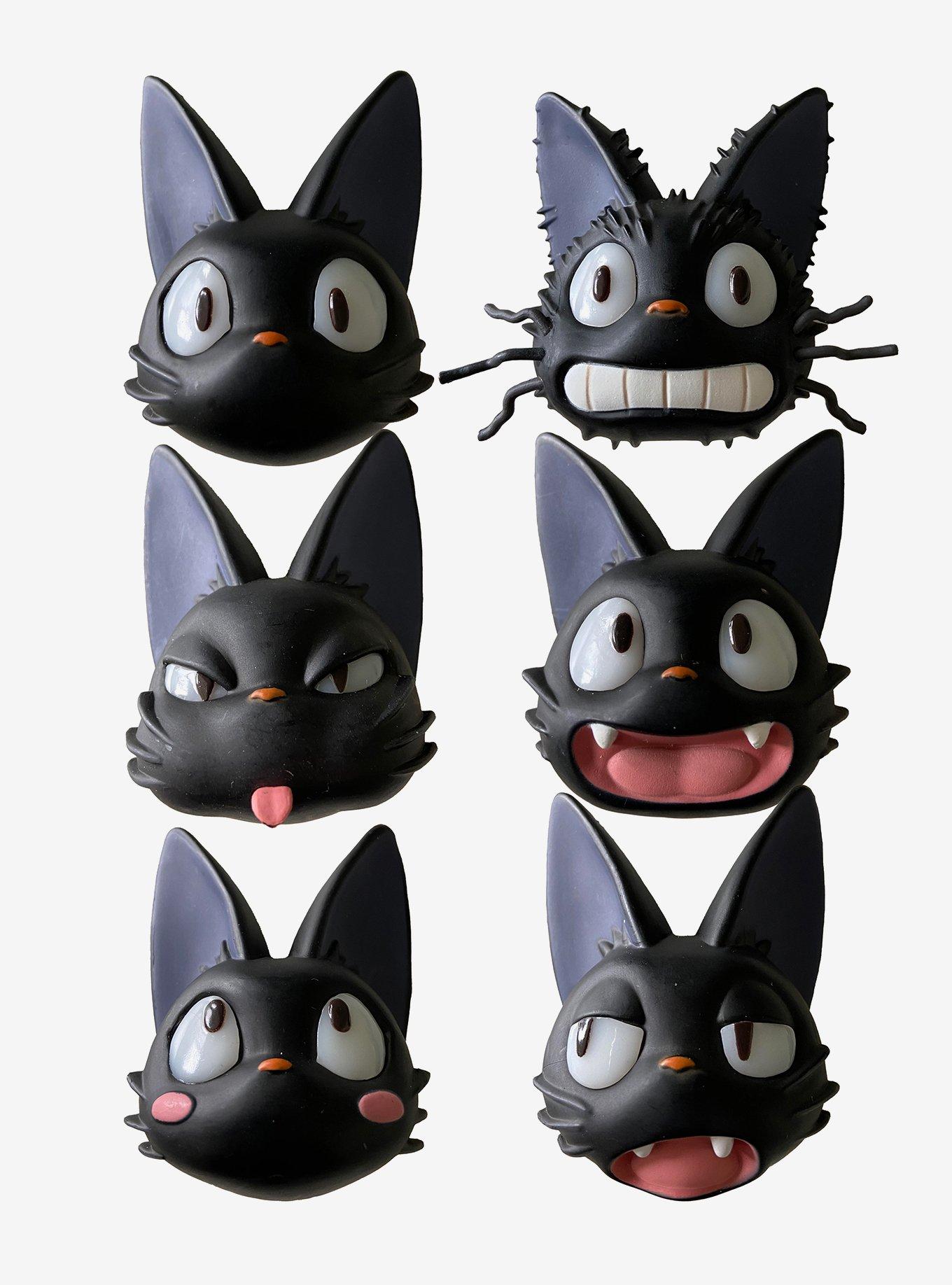Studio Ghibli Kiki's Delivery Service Jiji Face Blind Bag Magnet, , hi-res