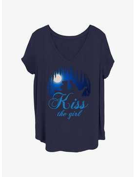 Disney The Little Mermaid Kiss The Girl Womens T-Shirt Plus Size, , hi-res