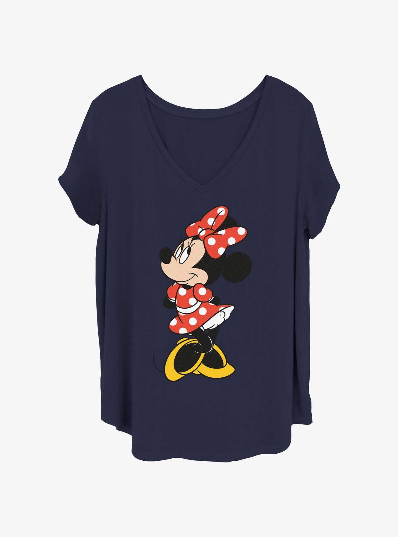 Disney Minnie Mouse Traditional Minnie Womens T-Shirt Plus Size