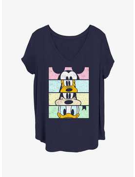 Disney Mickey Mouse Crew Crop Womens T-Shirt Plus Size, , hi-res