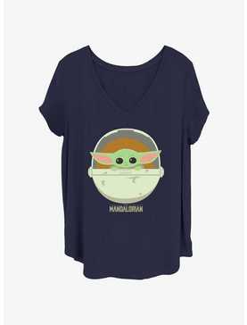 Star Wars The Mandalorian The Child Cute Bassinet Womens T-Shirt Plus Size, , hi-res