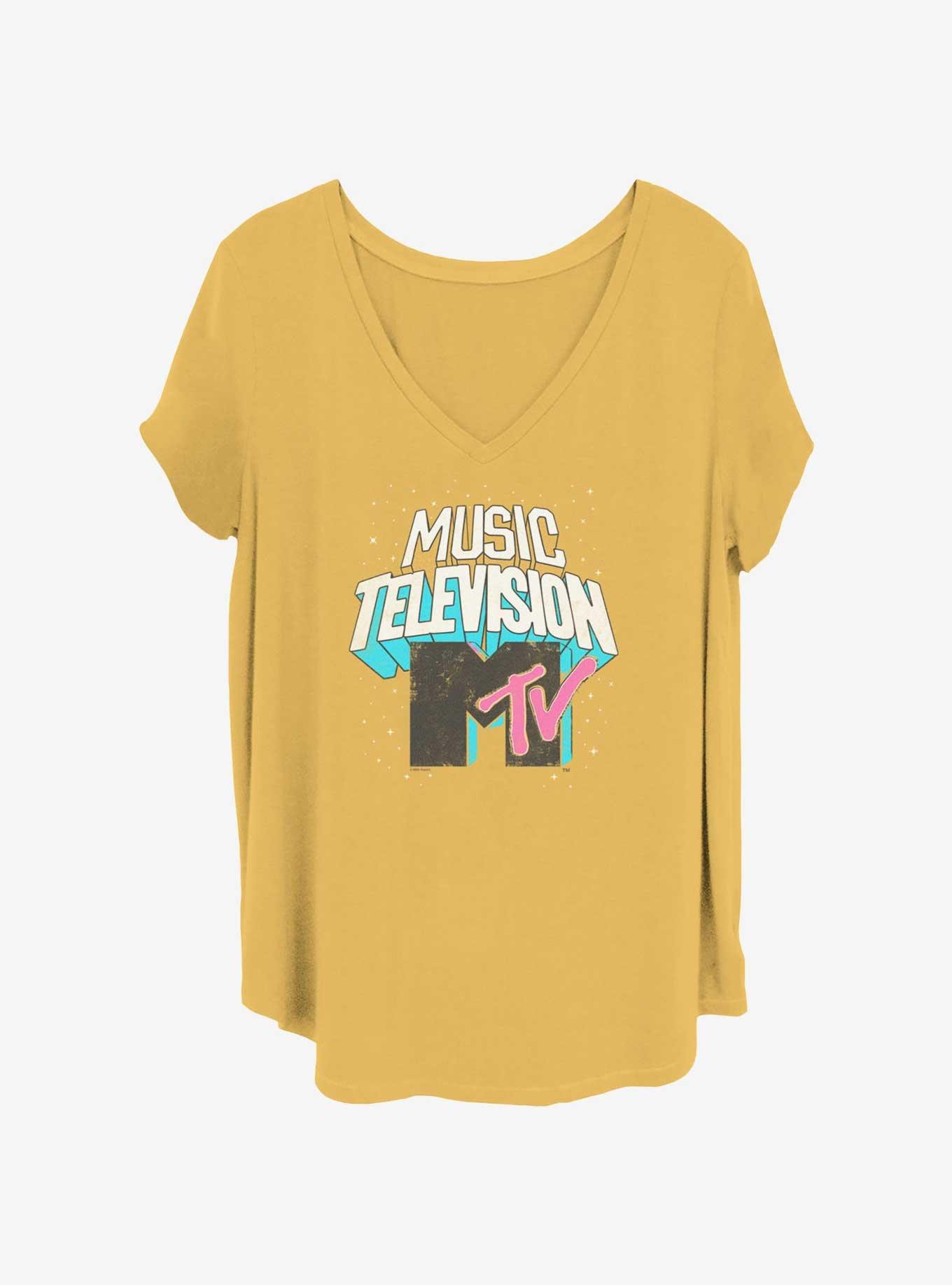 MTV Music Television Logo Womens T-Shirt Plus Size, , hi-res