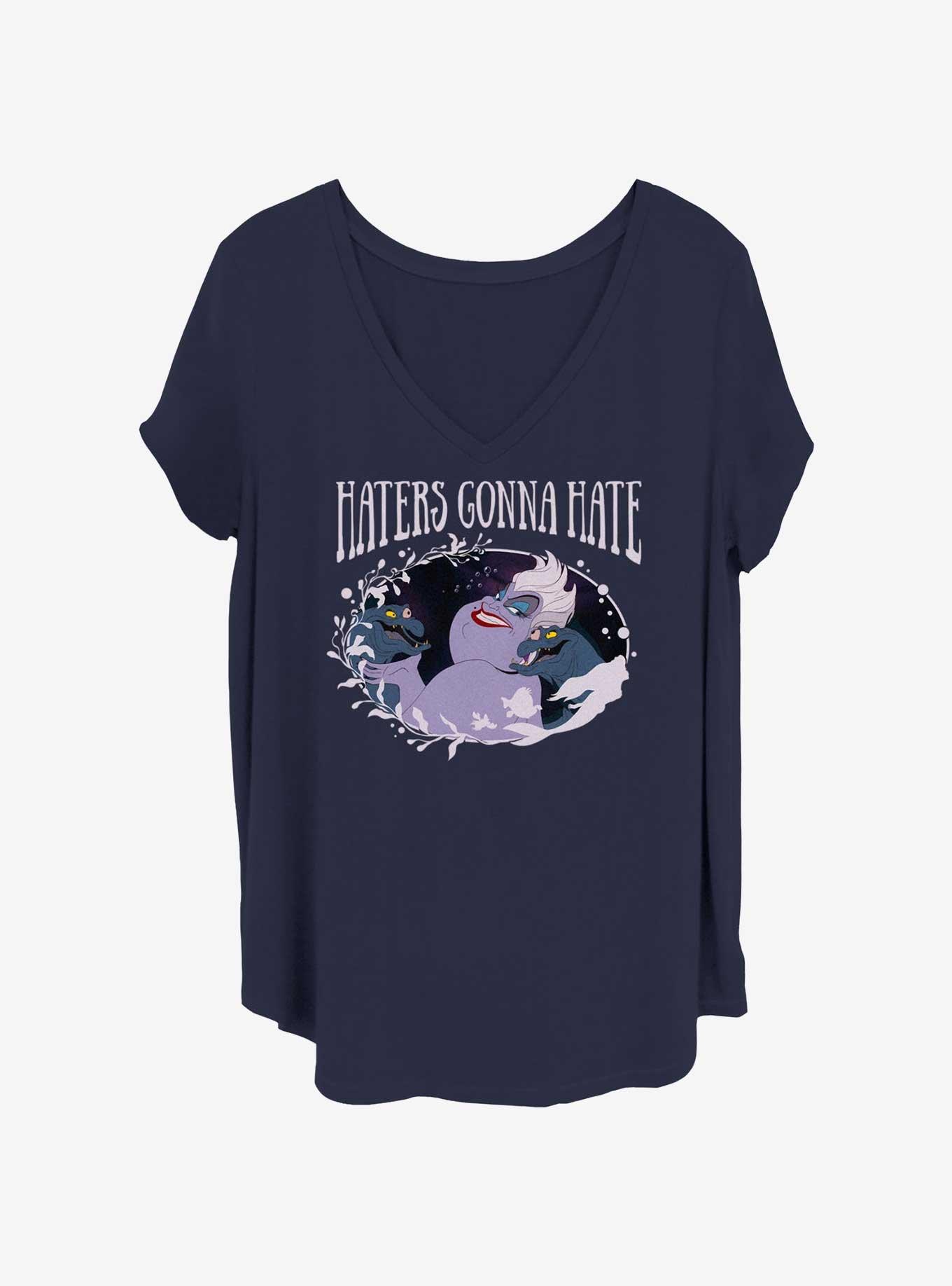 Disney The Little Mermaid Ursula Haters Womens T-Shirt Plus Size