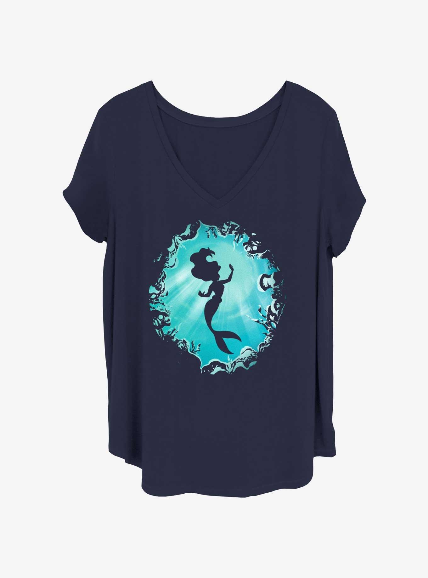 Disney The Little Mermaid Ariel's Grotto Womens T-Shirt Plus Size