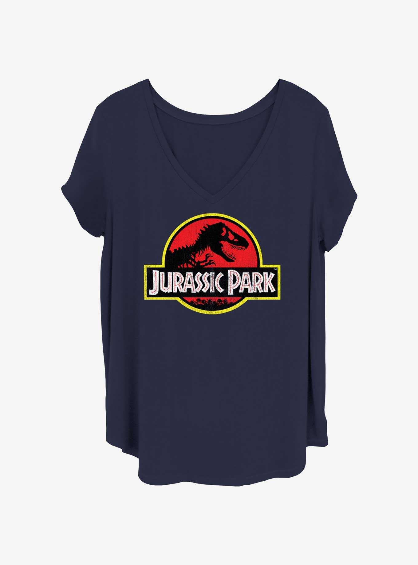 Jurassic Park Logo Womens T-Shirt Plus Size, , hi-res