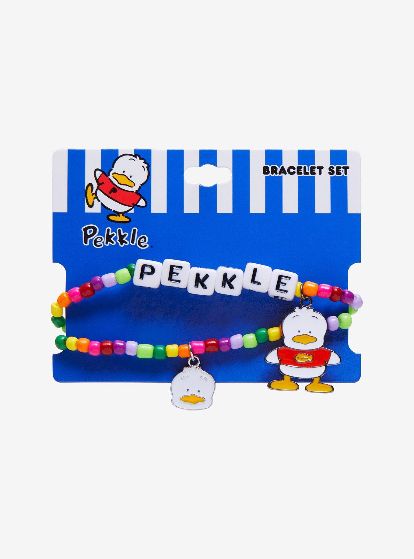 Pekkle Charm Rainbow Beaded Bracelet Set, , hi-res