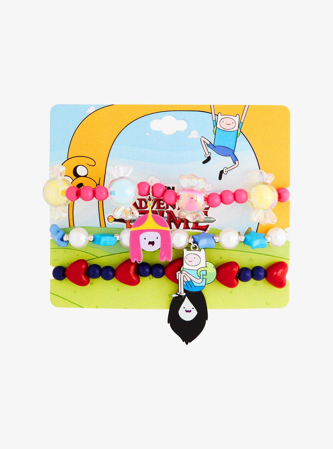 Adventure Time Trio Beaded Bracelet Set | Hot Topic