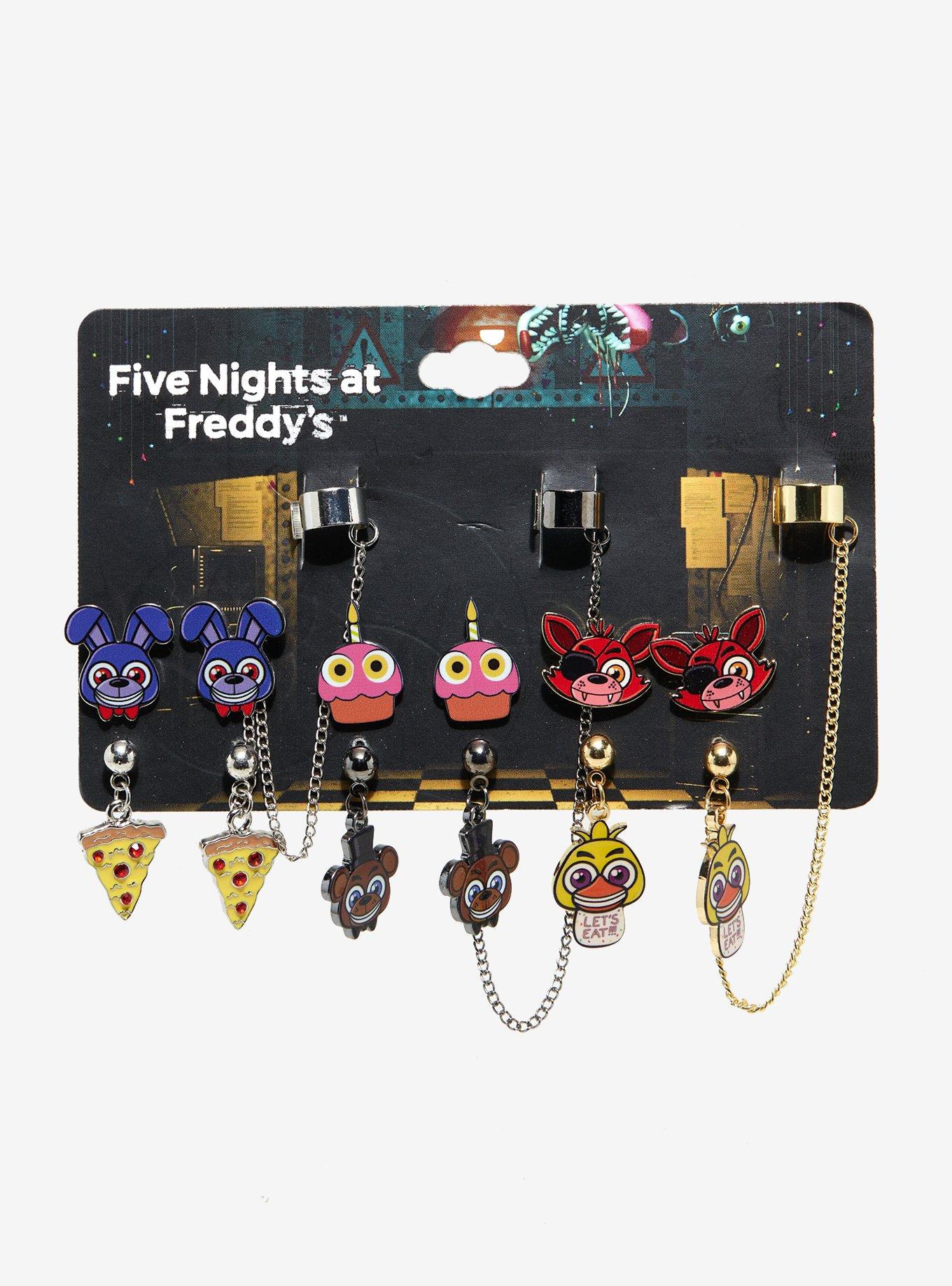 crazy in lock earrings set
