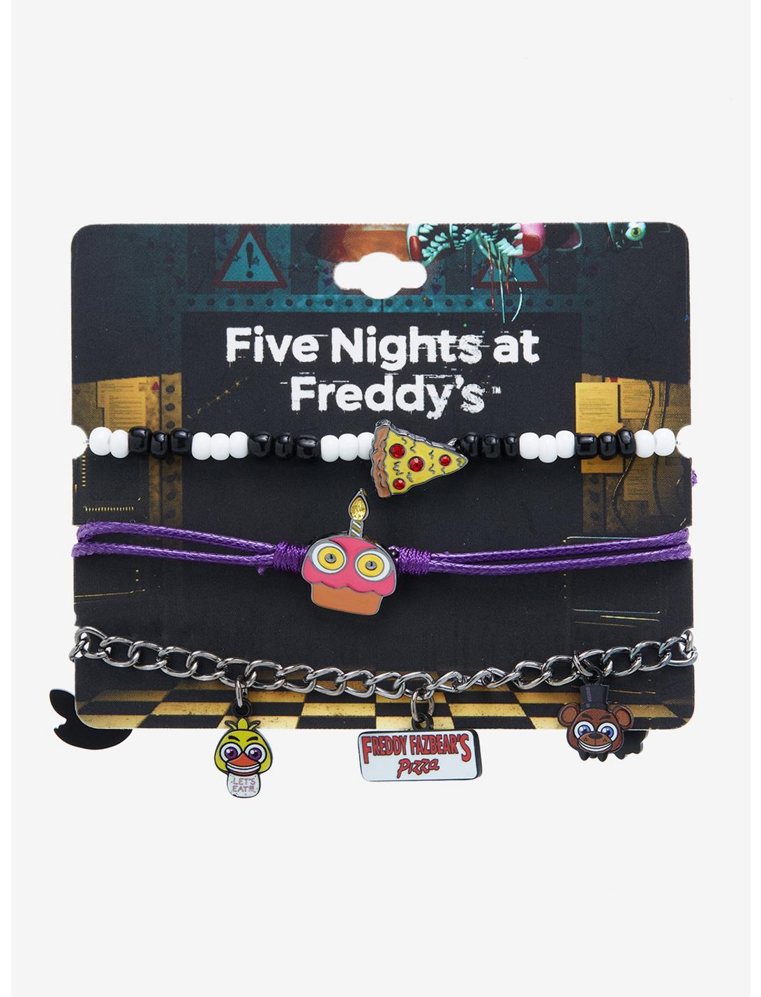Five Nights At Freddy's Icons Bracelet Set, , hi-res