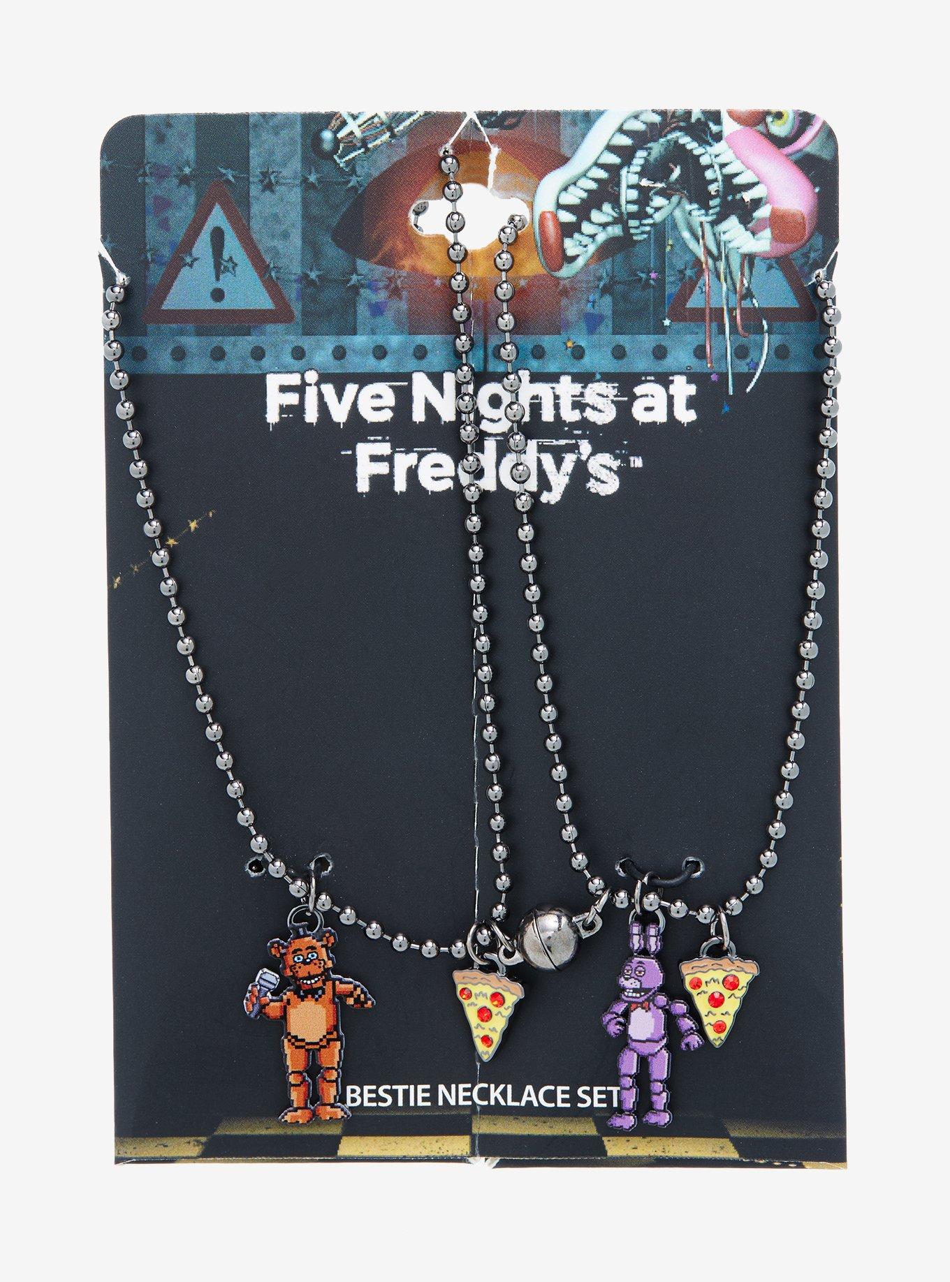 Five Nights At Freddy's Freddy & Bonnie Best Friend Necklace Set