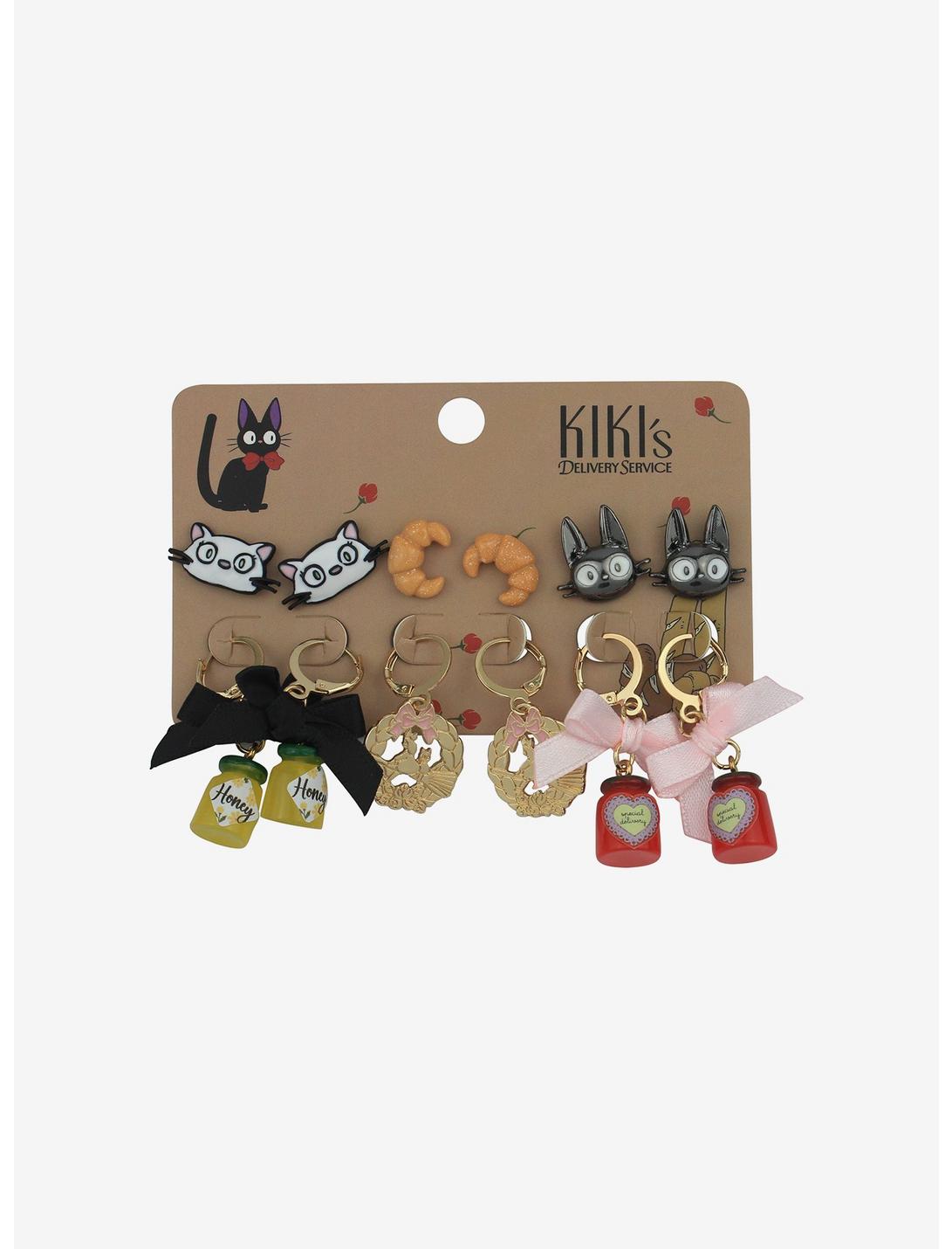 Studio Ghibli Kiki's Delivery Service Pastries & Cats Earring Set, , hi-res