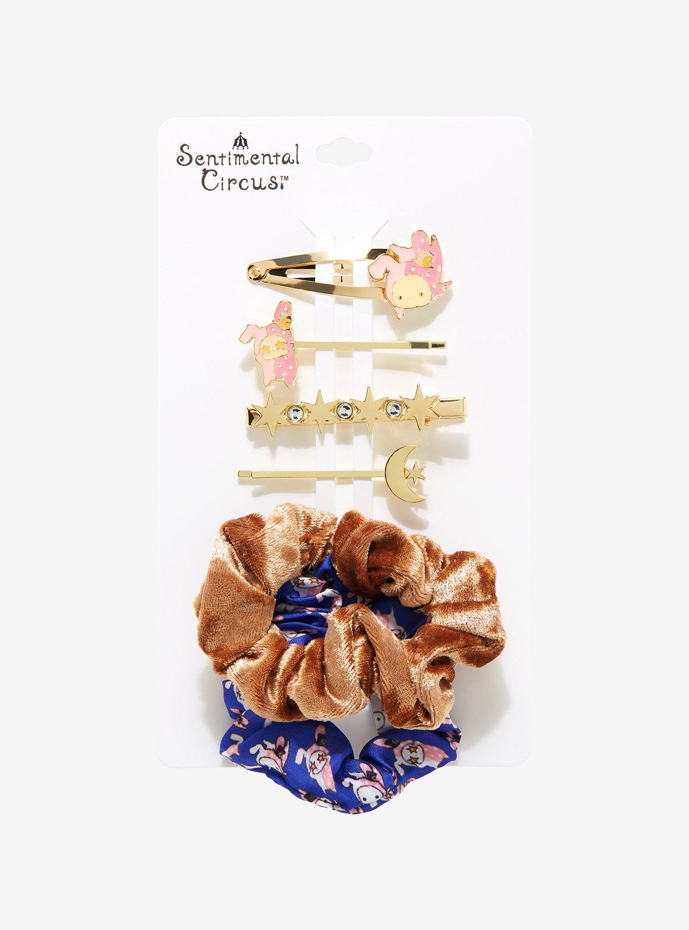 Sentimental Circus Shappo Stars Hair Clip & Scrunchie Set, , hi-res view 1