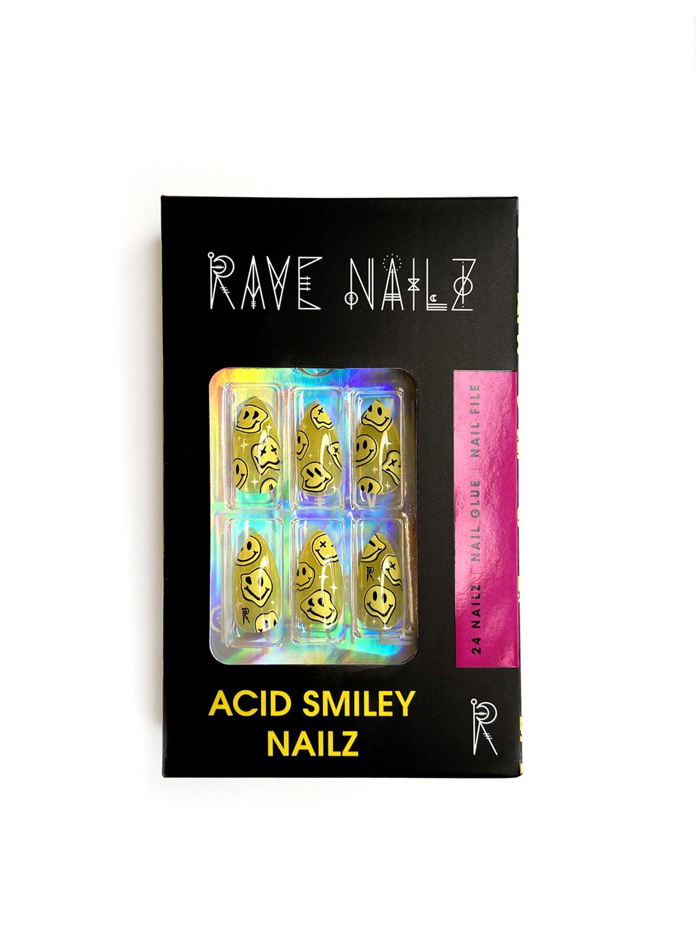 Rave Nailz Acid Smiley Nailz