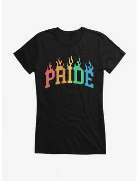Pride Collegiate Pride Flames Girls T-Shirt, , hi-res