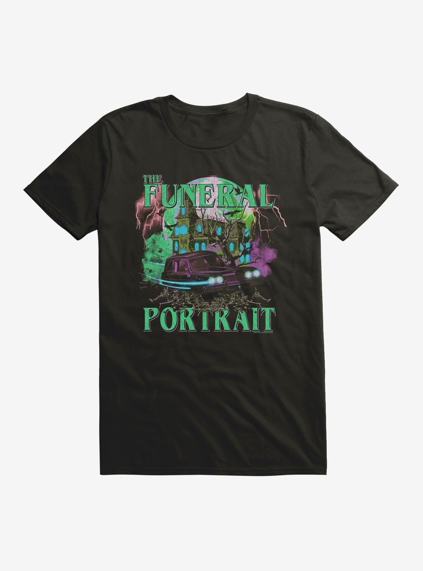 The Funeral Portrait Hearse T-Shirt, BLACK, hi-res