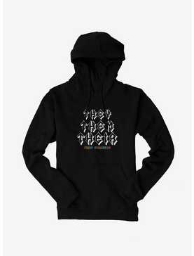 Pride They Pronouns Worldwide Hoodie, , hi-res