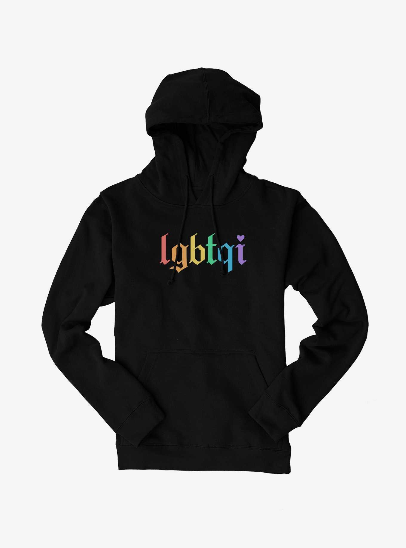 Pride LGBTQI Rainbow Hoodie, , hi-res