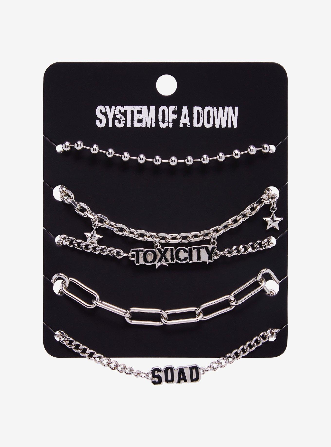 System Of A Down Toxicity Chain Bracelet Set, , hi-res