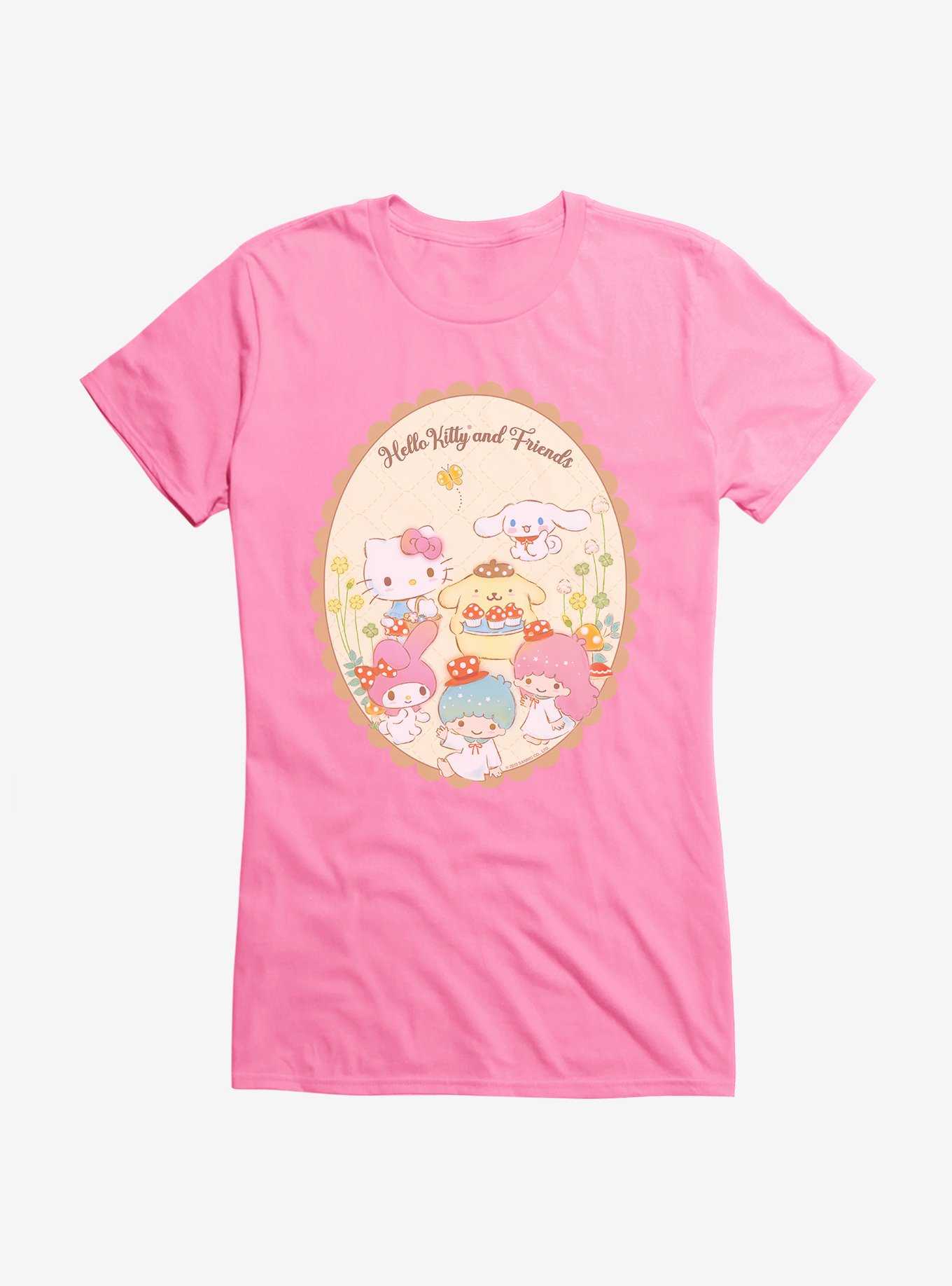 Hello Kitty And Friends Mushroom Cupcakes Girls T-Shirt, , hi-res