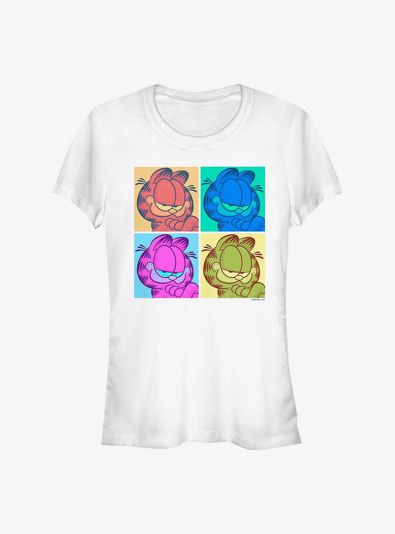 Garfield Pop Cat Girls T-Shirt, WHITE, hi-res