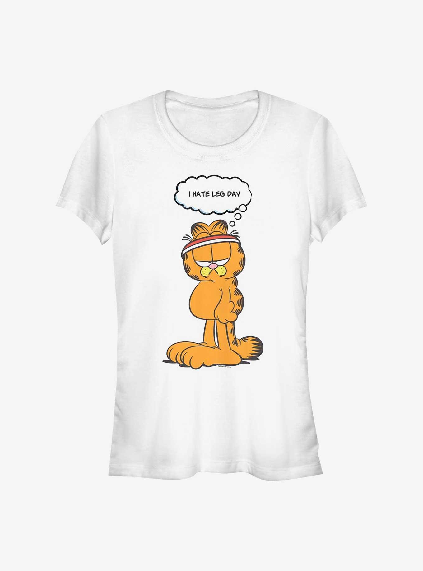 Garfield Leg Day Girls T-Shirt, , hi-res