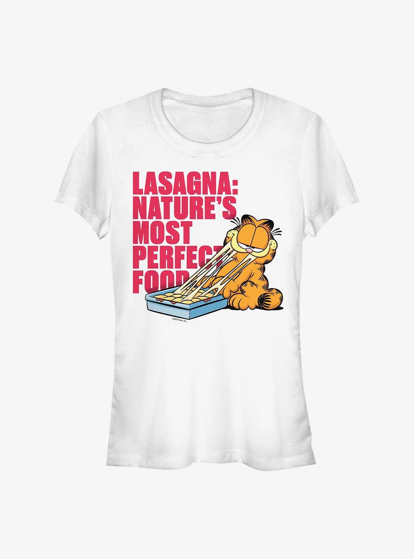 Garfield Lasagna Girls T-Shirt, WHITE, hi-res