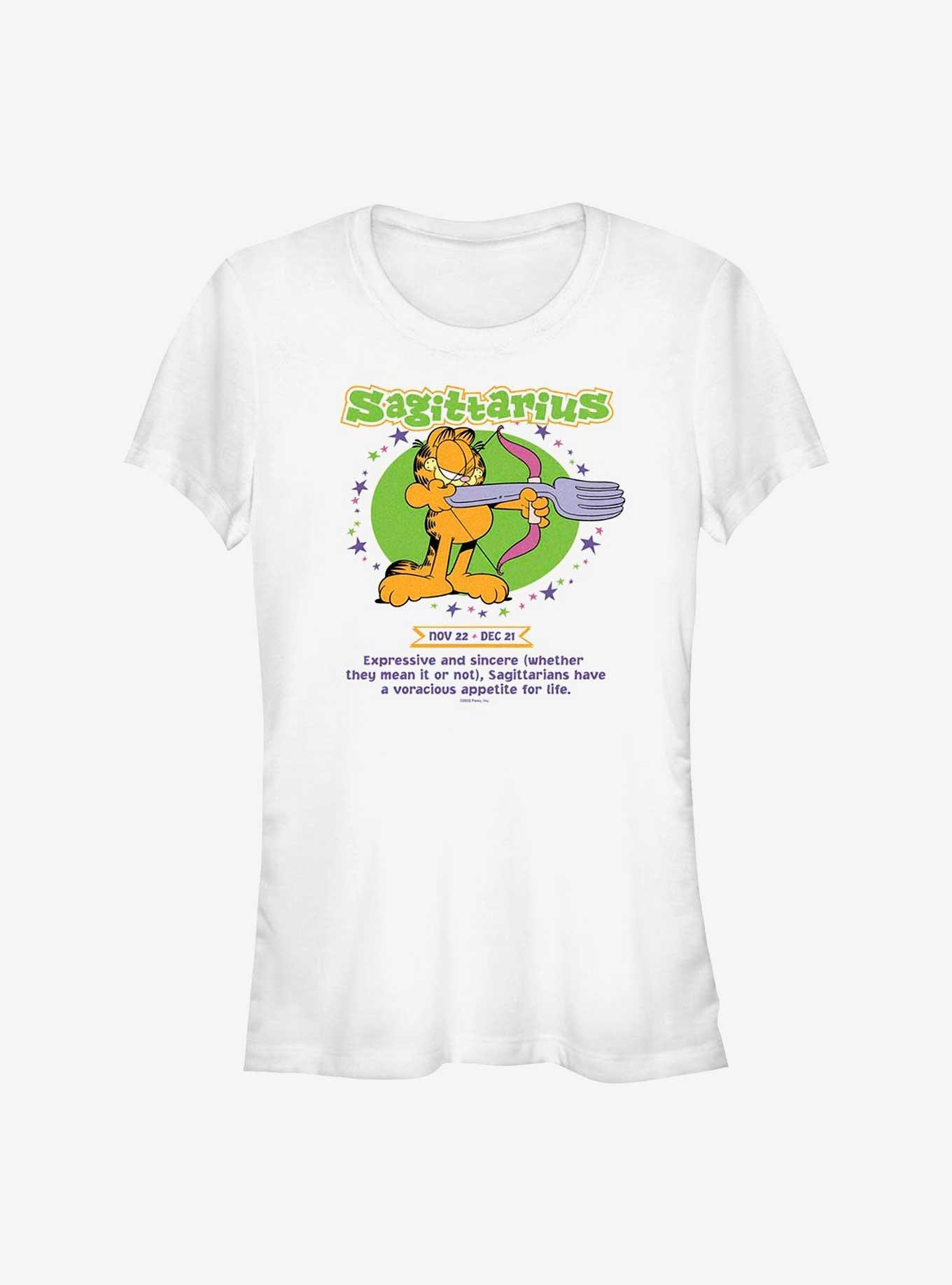 Garfield Sagittarius Horoscope Girls T-Shirt