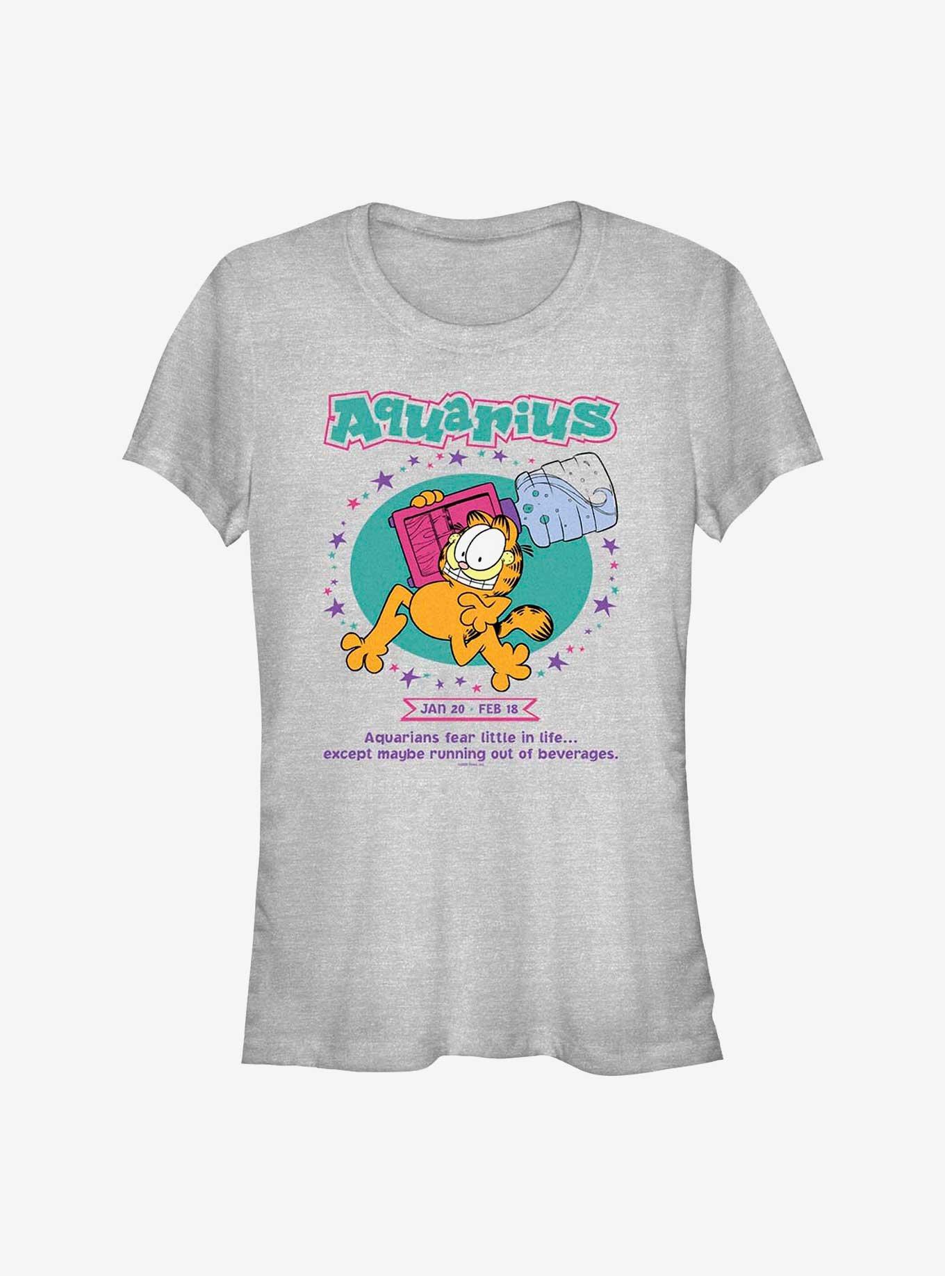 Garfield Aquarius Horoscope Girls T-Shirt