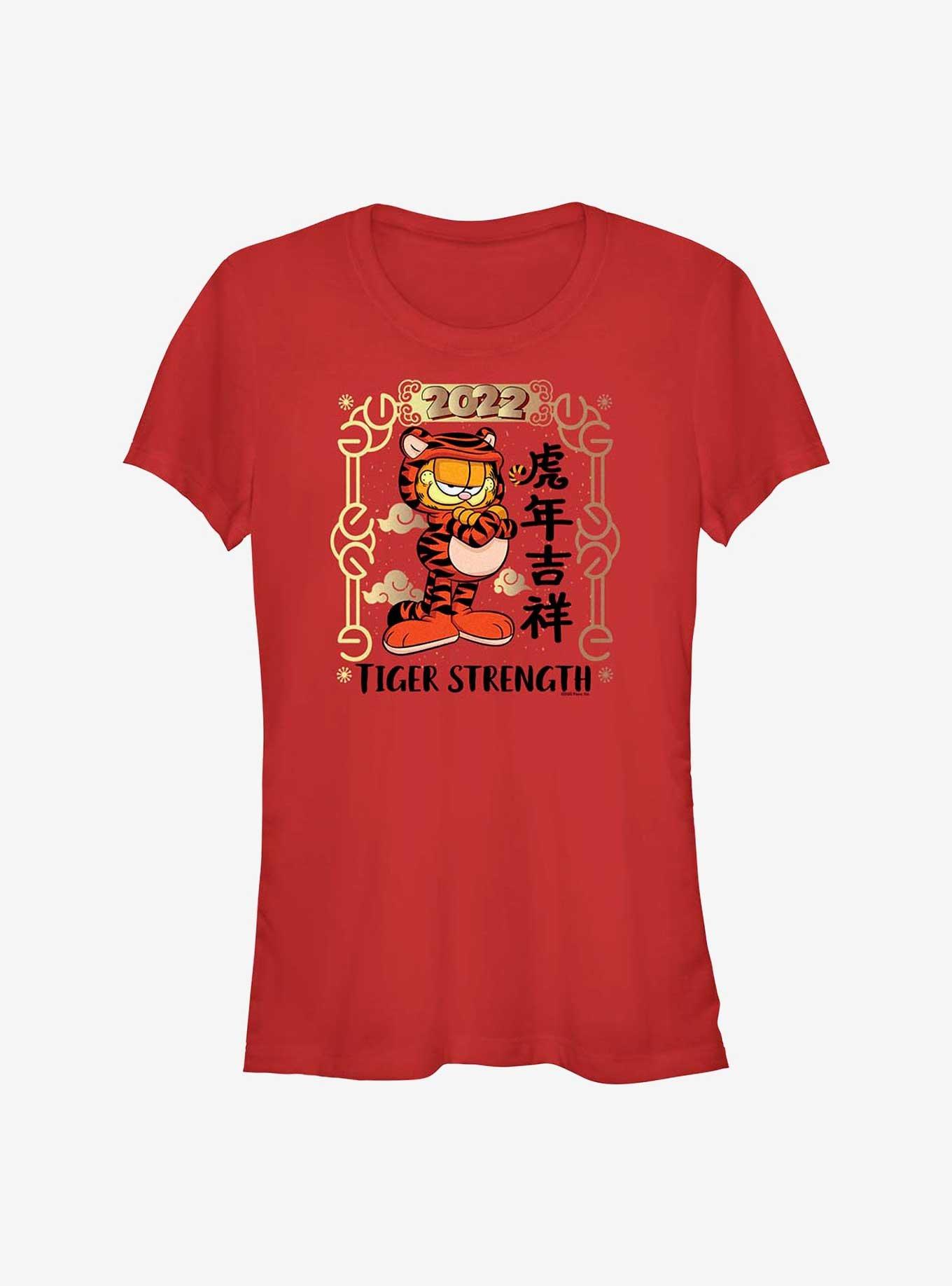 Garfield Tiger Strength Poster Girls T-Shirt