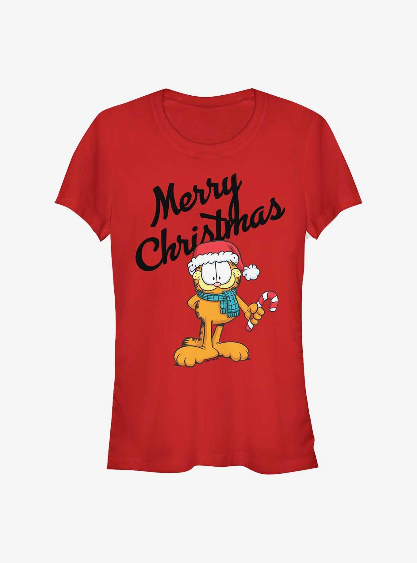 Garfield Merry Christmas Girls T-Shirt, , hi-res