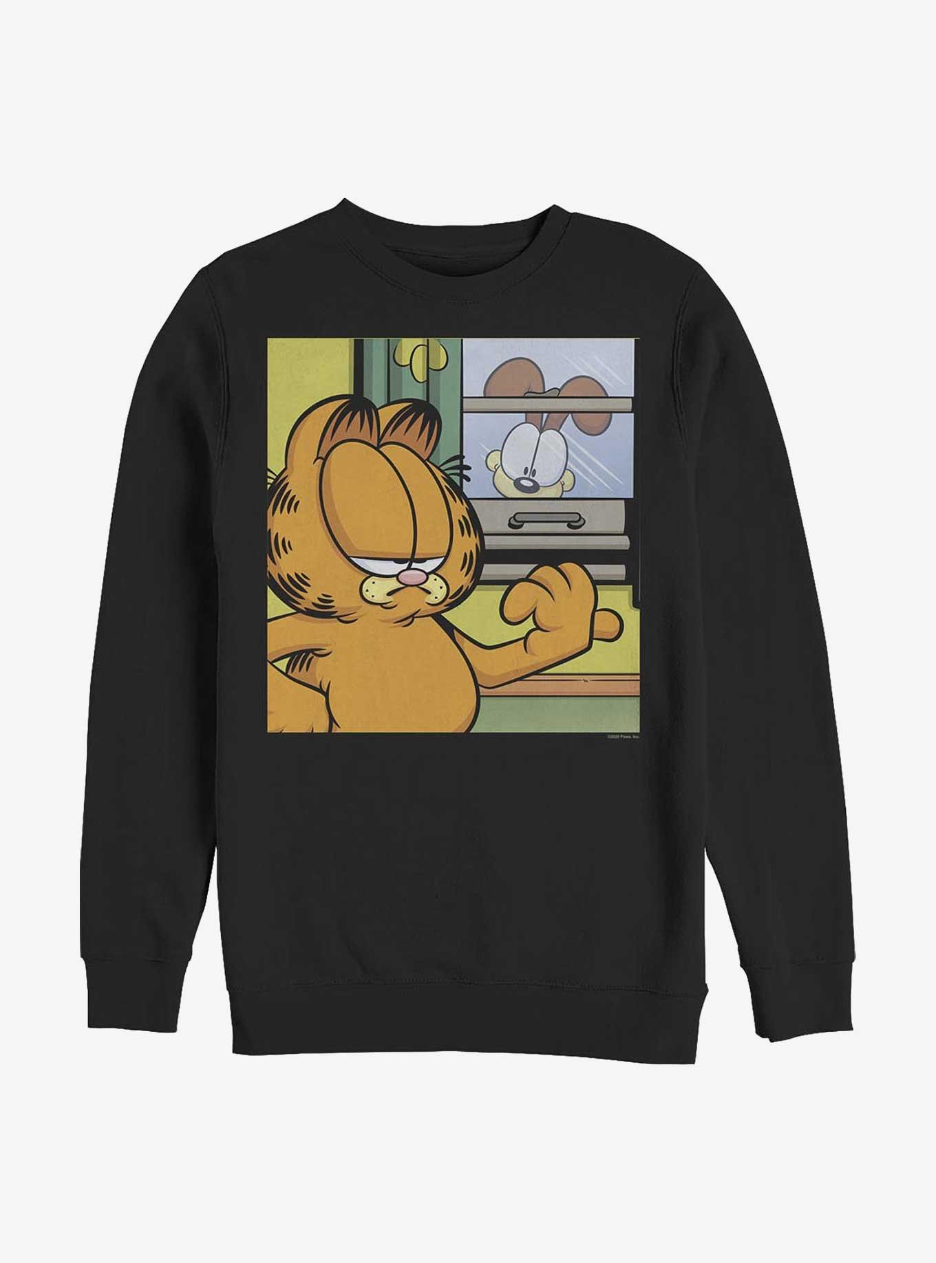 Garfield & Odie Window Talk Sweatshirt, , hi-res