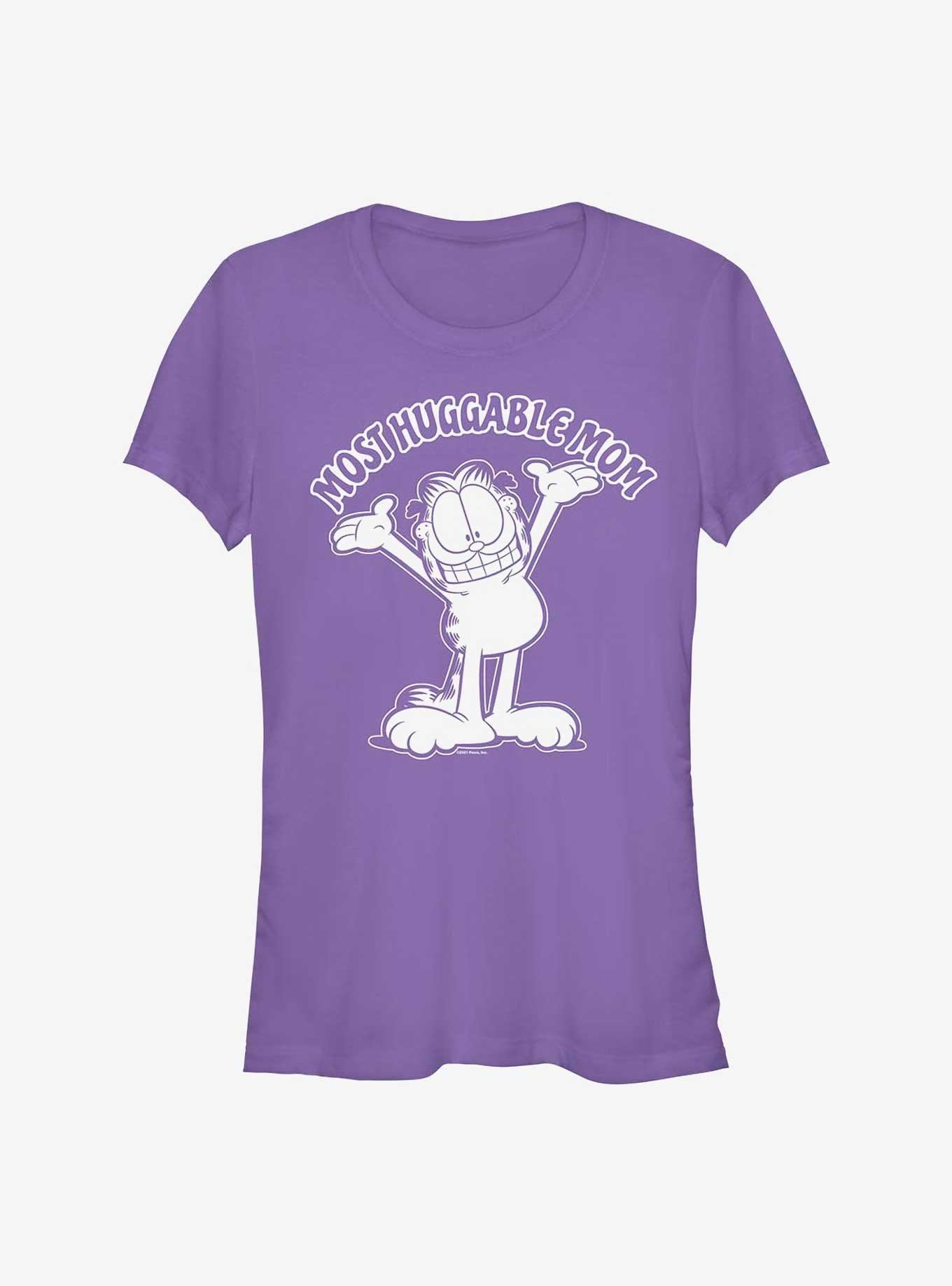 Garfield Most Huggable Mom Girls T-Shirt, PURPLE, hi-res
