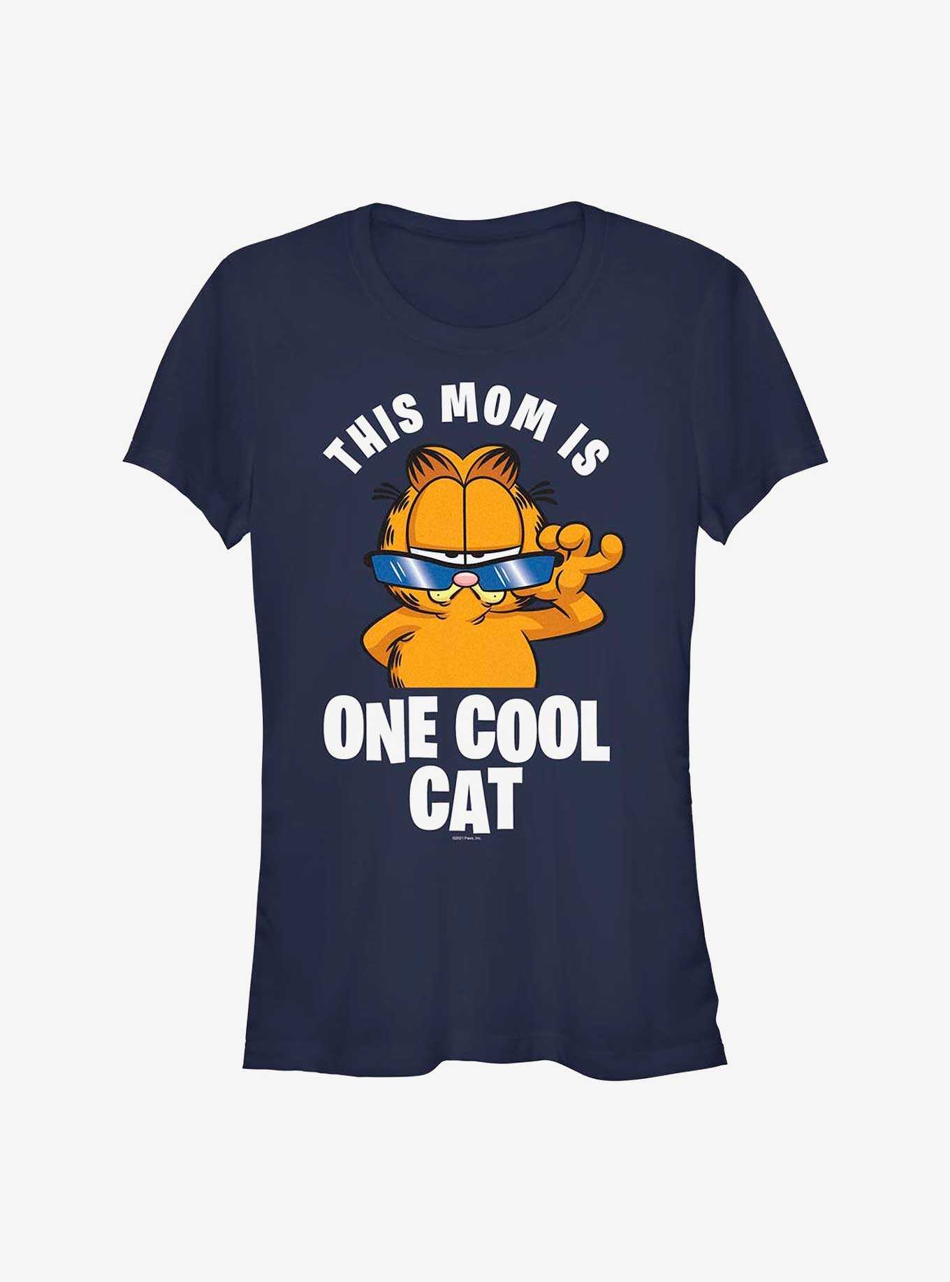 Garfield This Mom Is One Cool Cat Girls T-Shirt, , hi-res
