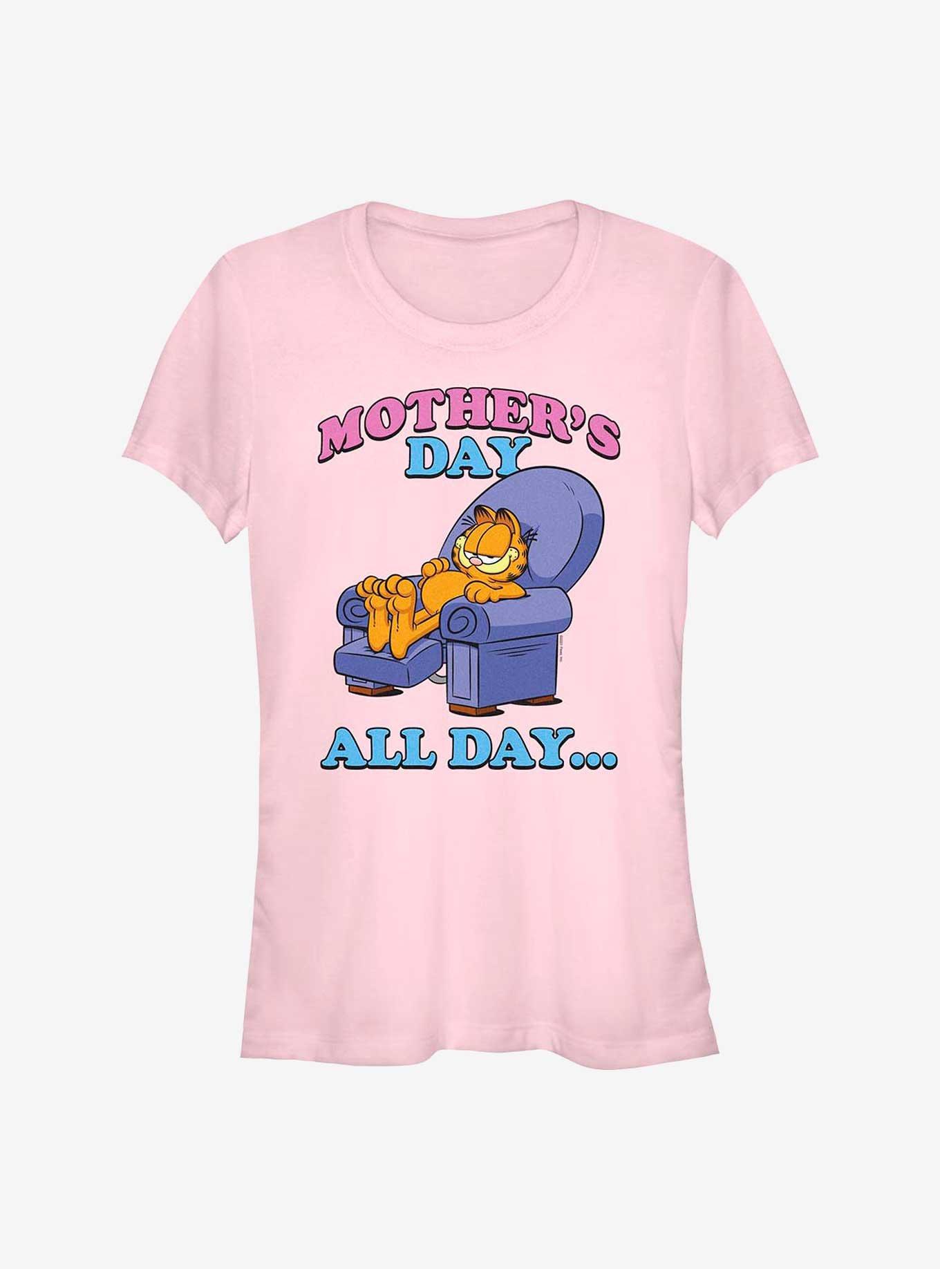 Garfield Mother's Day All Day Girls T-Shirt