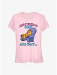 Garfield Mother's Day All Day Girls T-Shirt, LIGHT PINK, hi-res