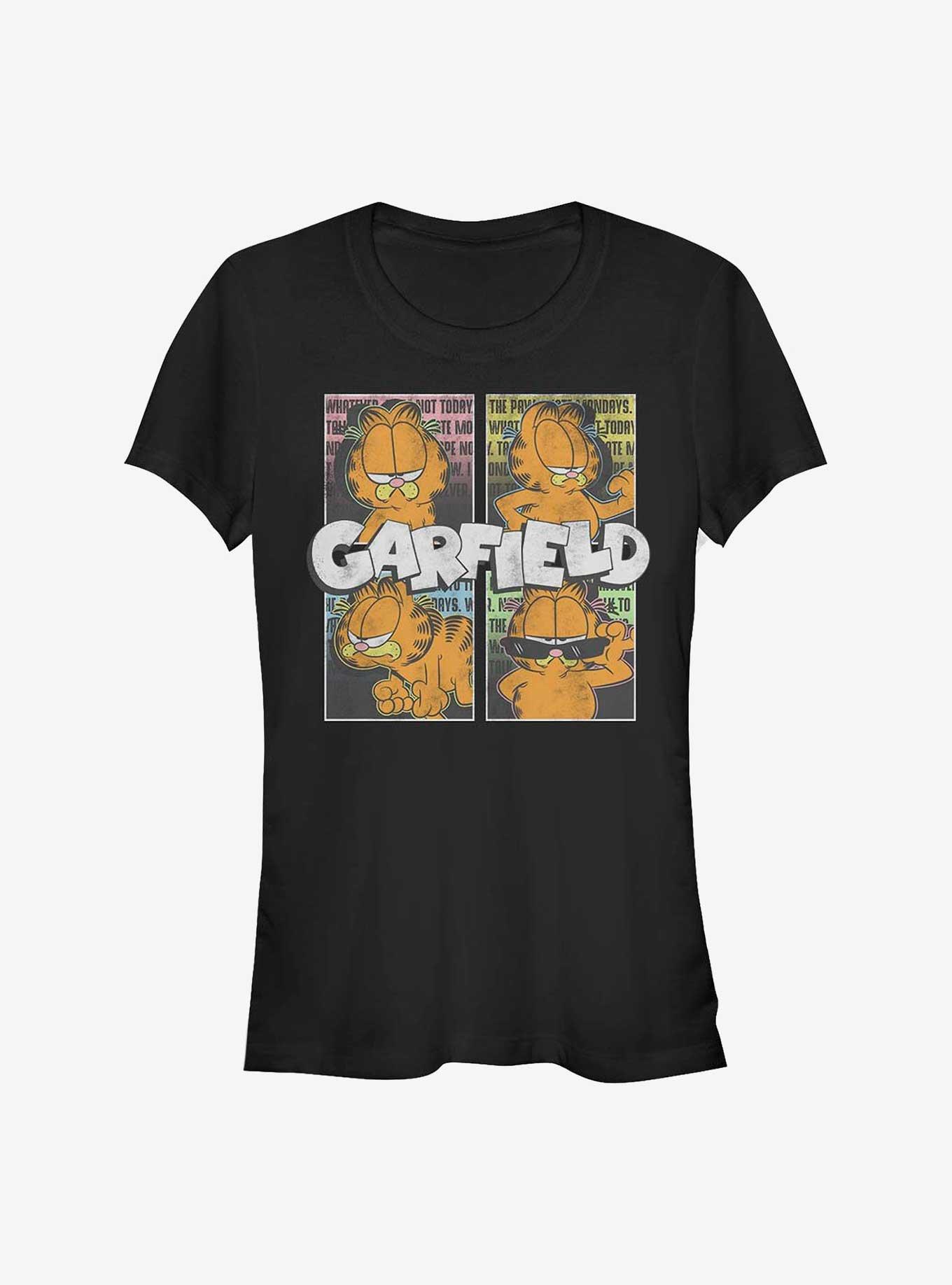 Garfield Street Cat Girls T-Shirt, BLACK, hi-res