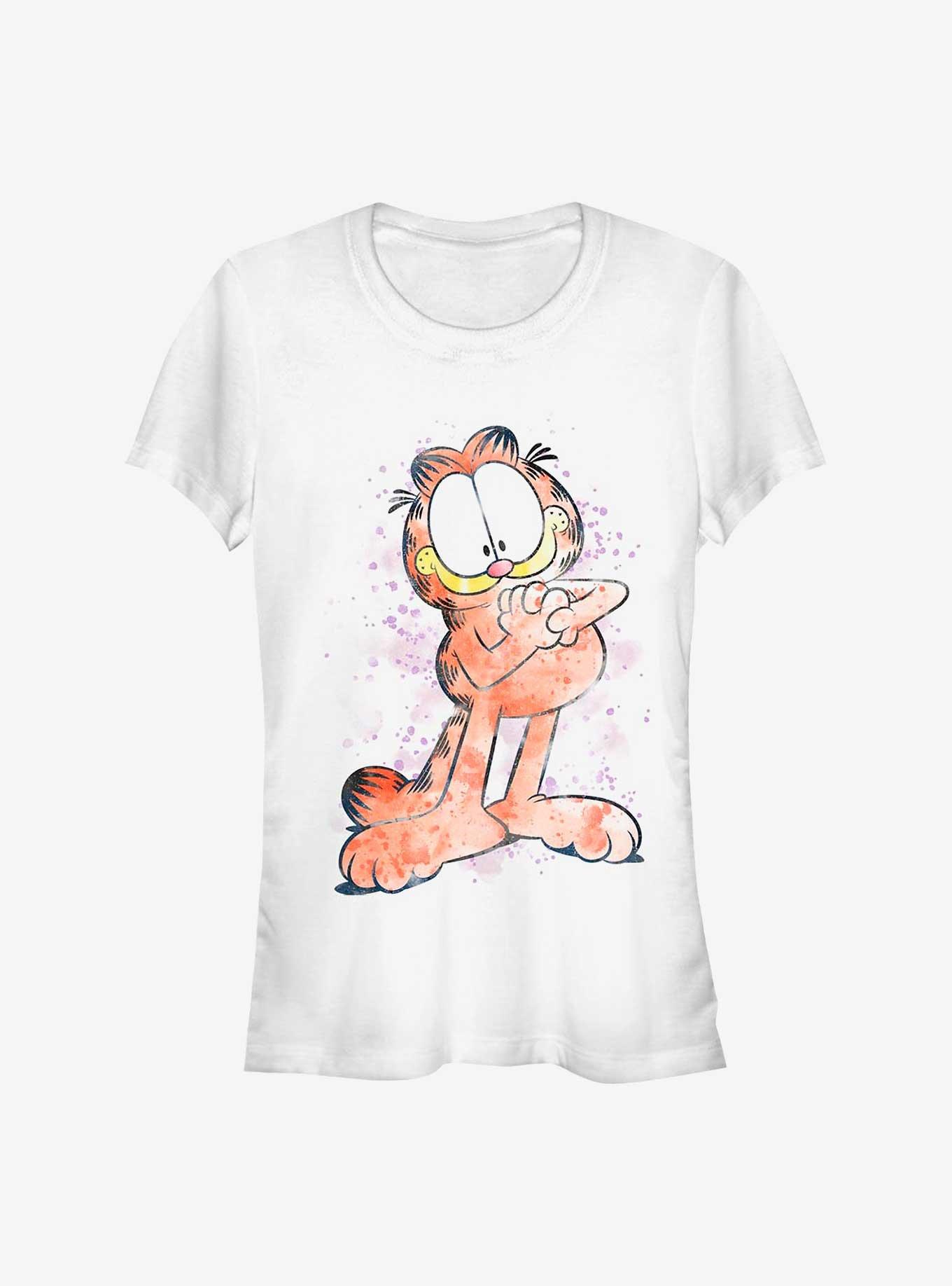 Garfield Watercolor Tabby Girls T-Shirt, , hi-res