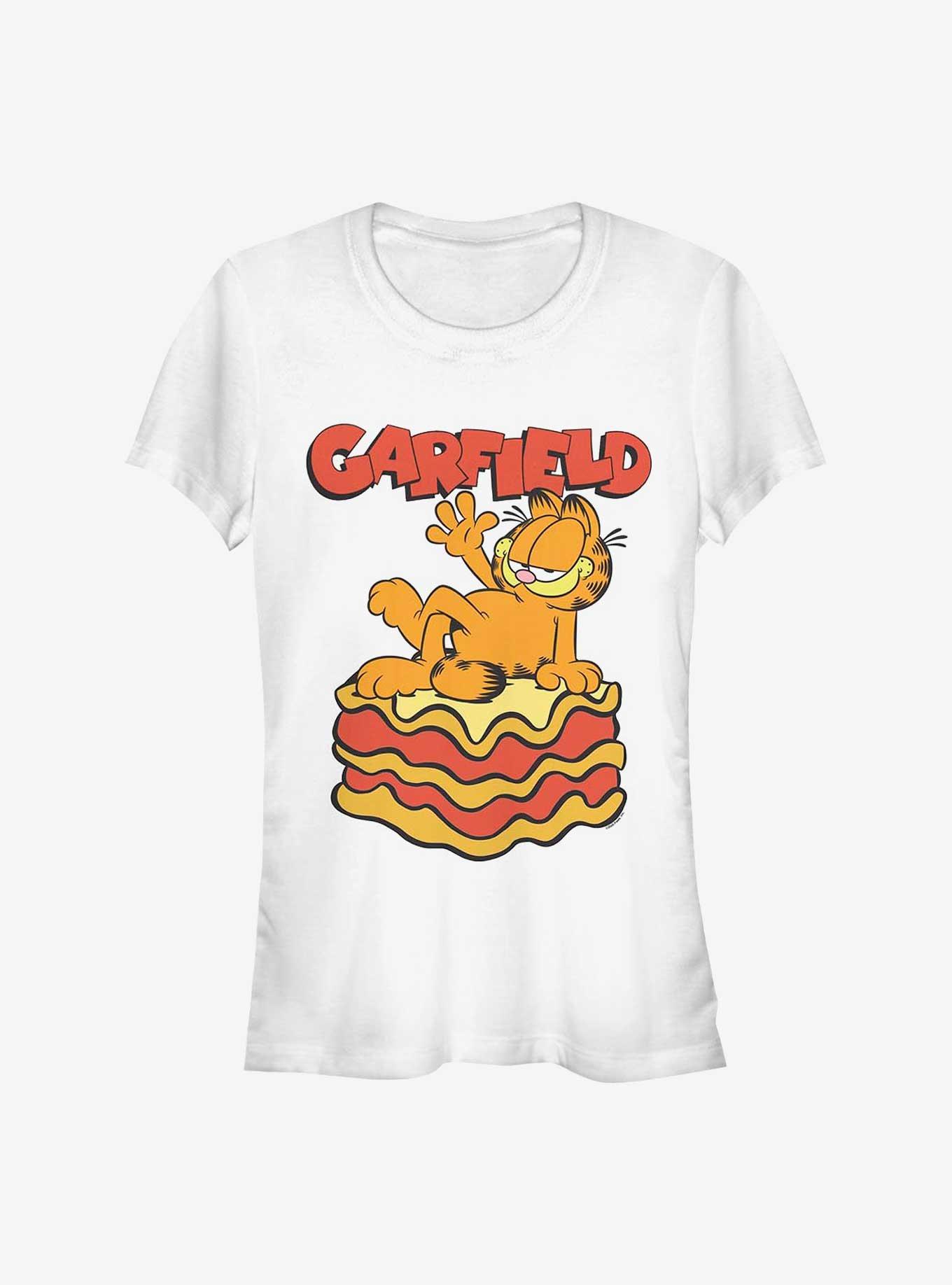 Garfield King Of Lasagna Girls T-Shirt, , hi-res