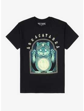 Cat Fortune Teller Boyfriend Fit Girls T-Shirt By Michelle Nolli, , hi-res