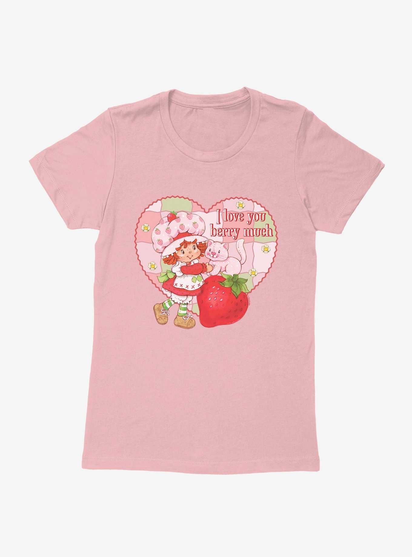Strawberry Shortcake I Love You Berry Much Womens T-Shirt, , hi-res