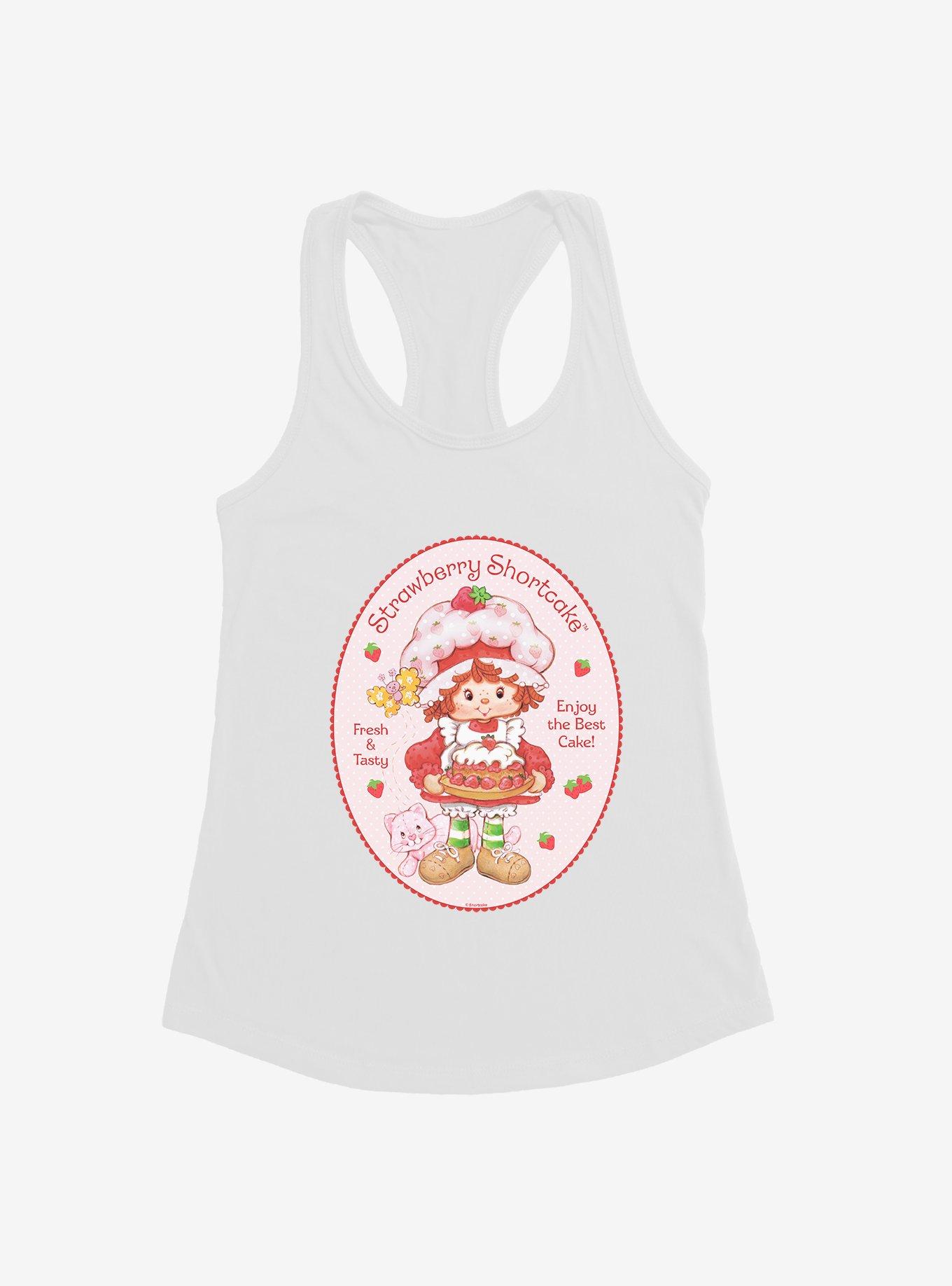 Strawberry Shortcake Fresh & Tasty Womens Tank Top, WHITE, hi-res