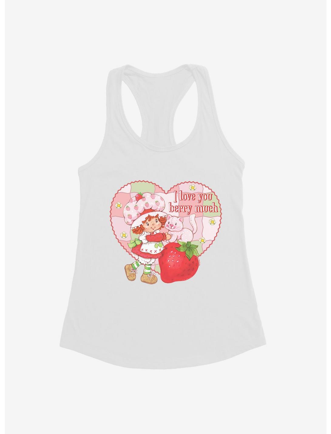 Strawberry Shortcake I Love You Berry Much Womens Tank Top, WHITE, hi-res